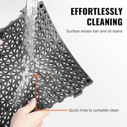 Interlocking Tile 50PCS Black (Black / 12"L x 12"W x 0.6"Th)