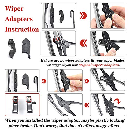13"+13" Front Windshield Wiper Blades (13"+13")