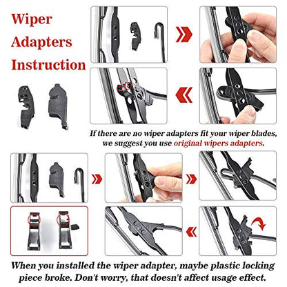 13"+13" Front Windshield Wiper Blades (13"+13")