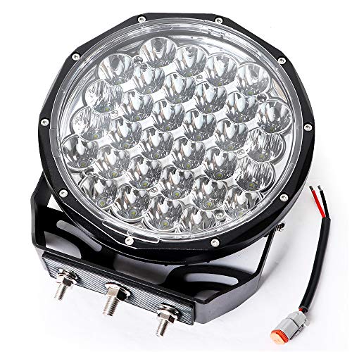 9 Inch Led Driving Lights Round (9 Inch 128W Clear)