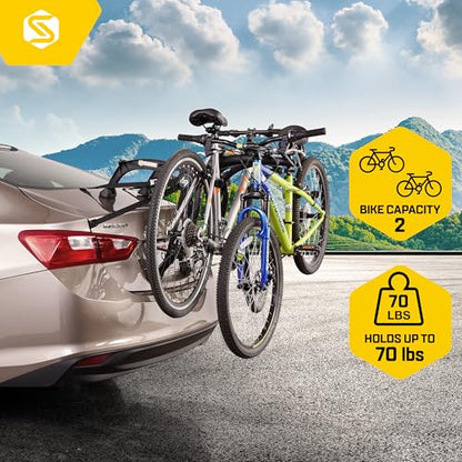Bones EX 2 Bike Trunk Rack Bicycle Carrier (Bones EX Trunk / 2 Bike Carrier)