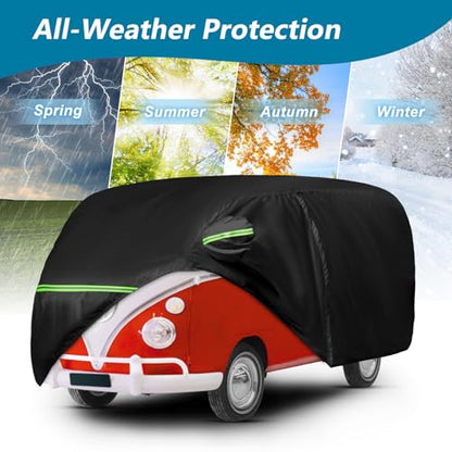 Car Cover for 1950 (Black / for 1950-1992 VW Bus T1 T2 T3)