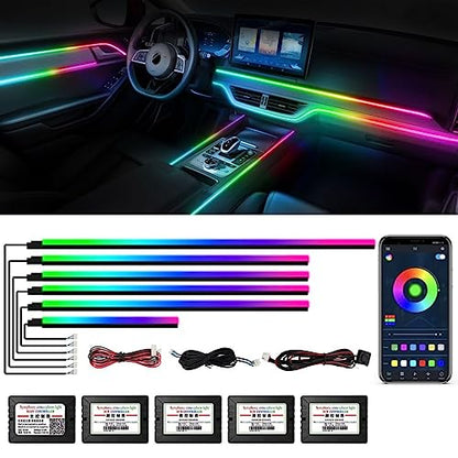 Dreamcolor Acrylic Interior Car Lights (dreamcolor 6 lights)