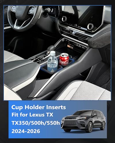Cup Holder Inserts for 2024 (For LEXUS TX 24-26)