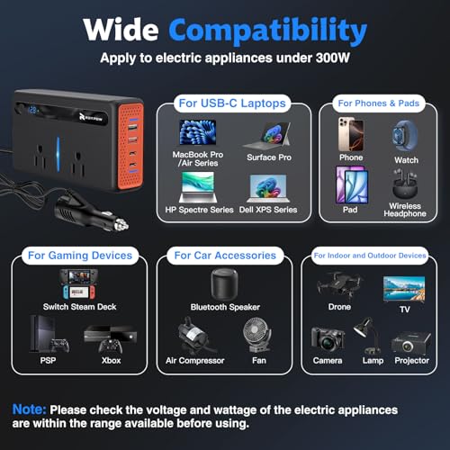 300W Car Power Inverter