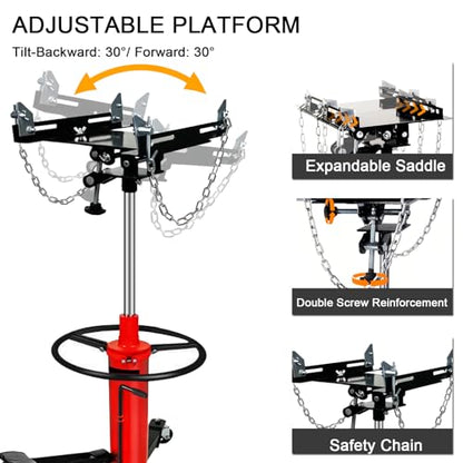 Transmission Jack High Lift 1660 lbs (RED)