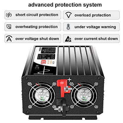 1500W Pure Sine Wave Inverter (24V 1500V （Bluetooth）)