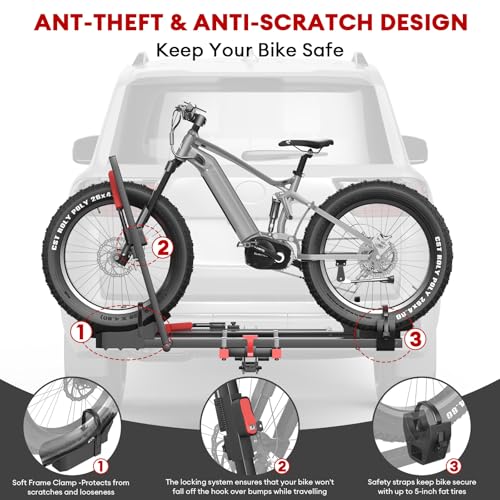 Hitch 2 EBike Rack with Ramp (Ebike Rack with Ramp)