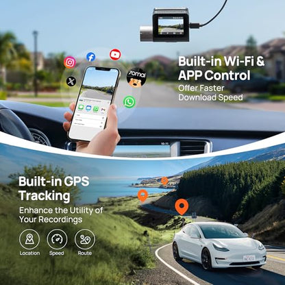 Dash Cam Front and Rear A510 (Front and Rear + 64GB)