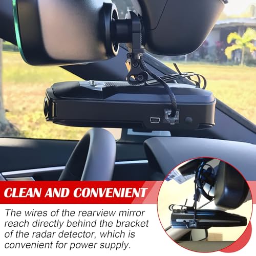 14" Upgraded Mirror Plug Wire Tap for Escort (RJ11 - 14" Long)