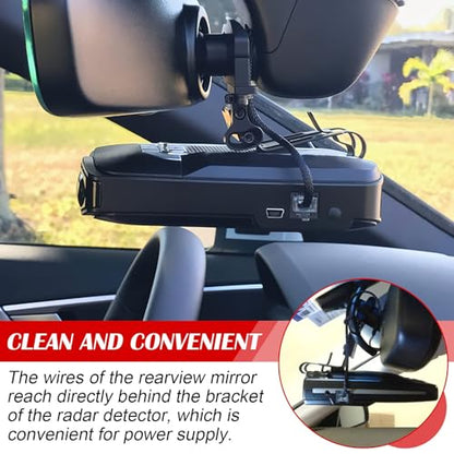 14" Upgraded Mirror Plug Wire Tap for Escort (RJ11 - 14" Long)