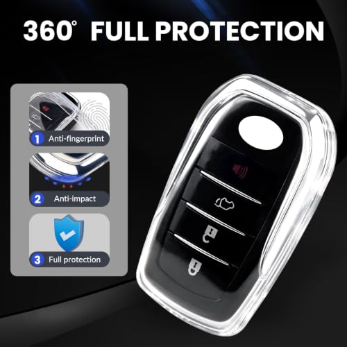 Clear TPU Key Fob Cover (Clear - 1 Pcs)