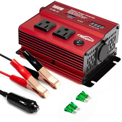 500W Power Inverter (500W / Red)