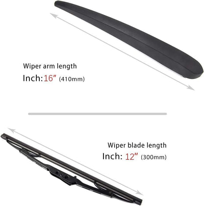 Rear Wiper Arm Blade Set (16"+12")