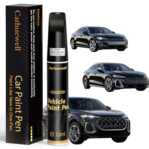 LY9T/0E) Mythos Black Metallic Touch Up Paint Compatible with Audi (For Audi / Mythos Black Metallic(LY9T/0E)6X3 Lunar Rock for Lunar Rock(6X3)for RAV4/4Runner/Sequoia/Tacoma/TundraMythos Black Metallic(LY9T/0E) for A3/A4L/A5/Q2L/Q3/Q5/Q5L)