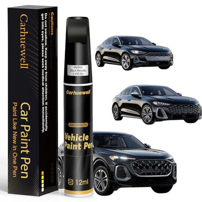 LY9T/0E) Mythos Black Metallic Touch Up Paint Compatible with Audi (For Audi / Mythos Black Metallic(LY9T/0E)6X3 Lunar Rock for Lunar Rock(6X3)for RAV4/4Runner/Sequoia/Tacoma/TundraMythos Black Metallic(LY9T/0E) for A3/A4L/A5/Q2L/Q3/Q5/Q5L)