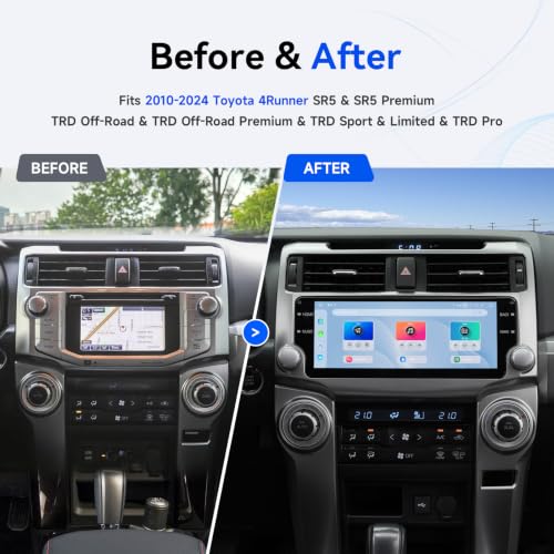 Head Unit for Toyota 4Runner 2010 (Silver)
