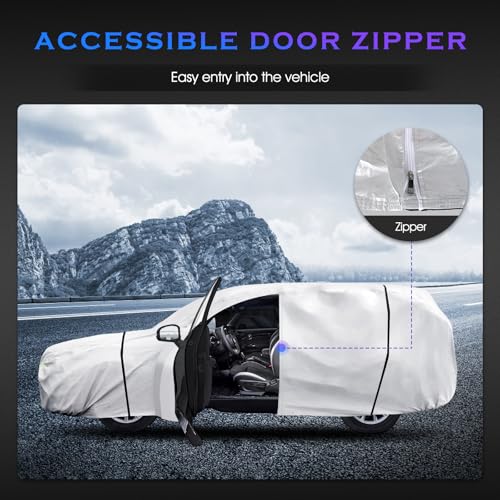 Car Cover Custom Fit for Honda CRV 1997 (Fit for Toyota RAV4 / Honda CRV Silver)