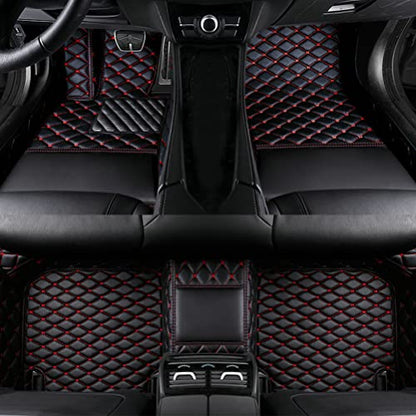 Customization Floor Mats and Cargo Mats are Suitable for 99% of Cars (Black Red / 3D Floor Mats)