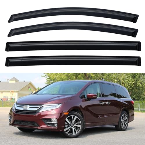 Window Visors Rain Guards for 2018 (2018-2026 Honda Odyssey)