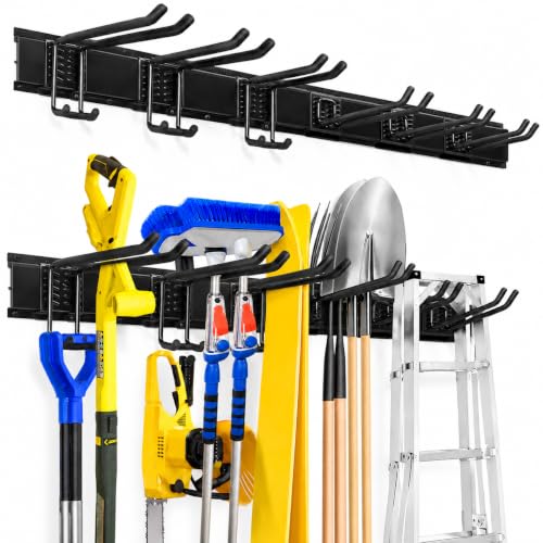Garage Tool Organizer Wall Mount (48" Alloy Steel)