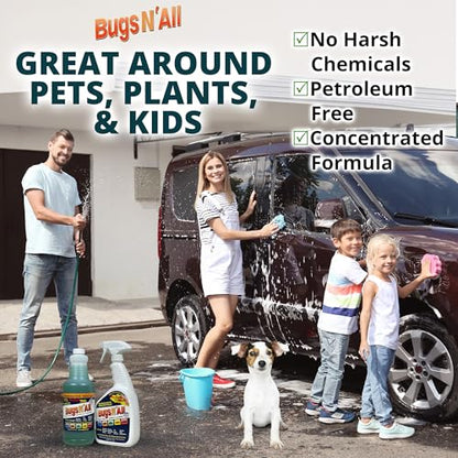 Bugs N’ All Multipurpose Car Cleaner & Degreaser (Multi-Surface Car Cleaner 32 oz)