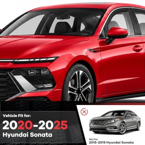 in Channel Window Rain Guards Fit for Hyundai Sonata 2020 (For 2020-2026 Sonata)