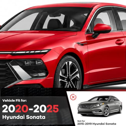 in Channel Window Rain Guards Fit for Hyundai Sonata 2020 (For 2020-2026 Sonata)