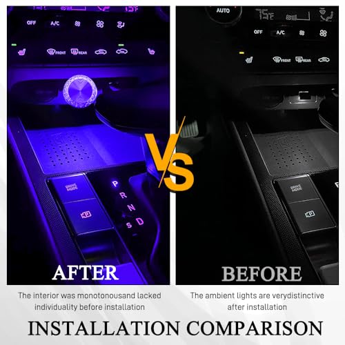 4PCS USB LED Car Interior Atmosphere Lamp (Blue)