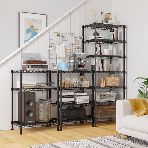 7 Tier Metal Shelving Unit (7 Tier-18"D x 18"W x 71"H)