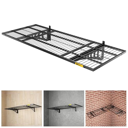 1.64x4ft Adjustable Rail Wall Garage Storage Shelf (1.64x4ft-1pack)