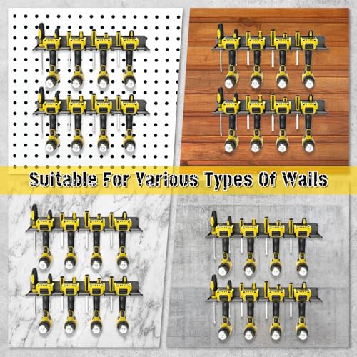 Drill Holder Wall Mount (2-Pack Drill Holder)