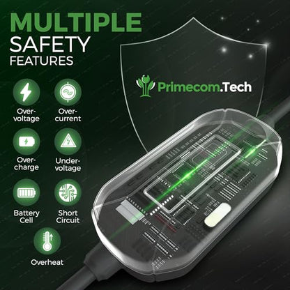 PRIMECOM Level 2 EV Charger 220 (10-30P / 50 Feet)