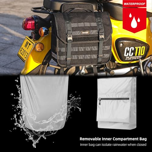 Motorcycle Saddlebags (Black / 13L)