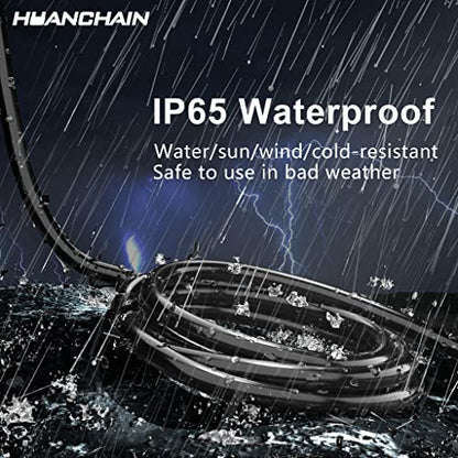 Indoor Outdoor Black Extension Cord 20 FT Waterproof 16 (20 FT / 16/3 Extension Cord / Black)