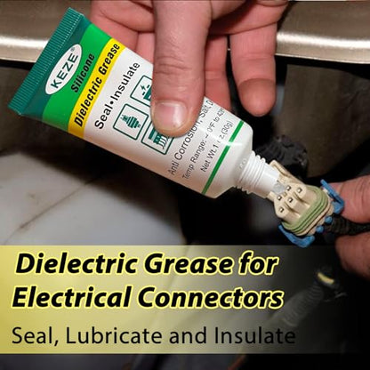 Dielectric Grease Automotive Electric Grease for Electrical Connector (1 oz - 1 Pack)