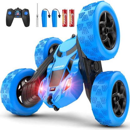 Remote Control Car RC Stunt Car for Kids (Blue)