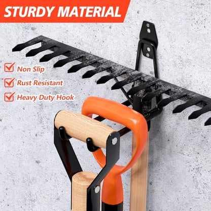 30 Pack Garage Hooks for Storage & Hanging Items (30 Pack Black)