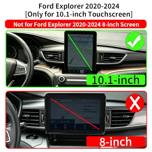 Car Phone Holder Mount for Ford Explorer 2020 (for Ford Explorer 2020-2024 [only for 10.1 inch])