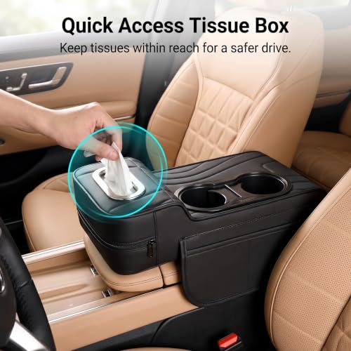 Multifunctional Car Armrest Cover (1 PC / Black)