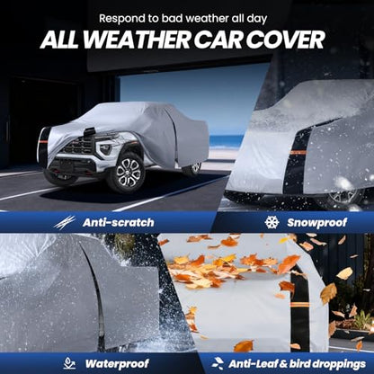 Canyon Truck Cover (W.Fit GMC Canyon(2004-2026)Extended/Crew Cab / White Truck Cover)