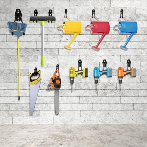 Garage Hooks Heavy Duty 10 Pack (5.1inch U Hook / Orange 10Pack)