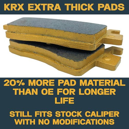 Ceramic Brake Pads for Kawasaki KRX (Extra Thick)