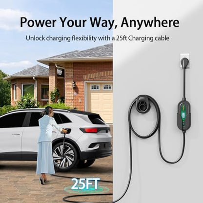 Level 2 EV Charger 40 Amp Portable J1772 Charger (40)