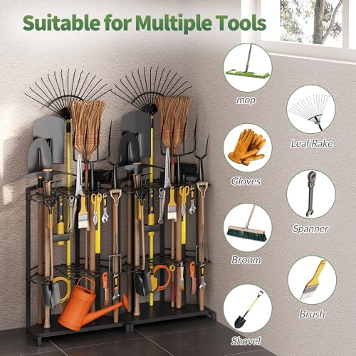 Garden Tool Organizer for Corner (Corner Rack)