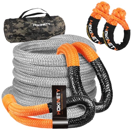 Kinetic Recovery Tow Rope (Gray / 1-1/8"x20ft)