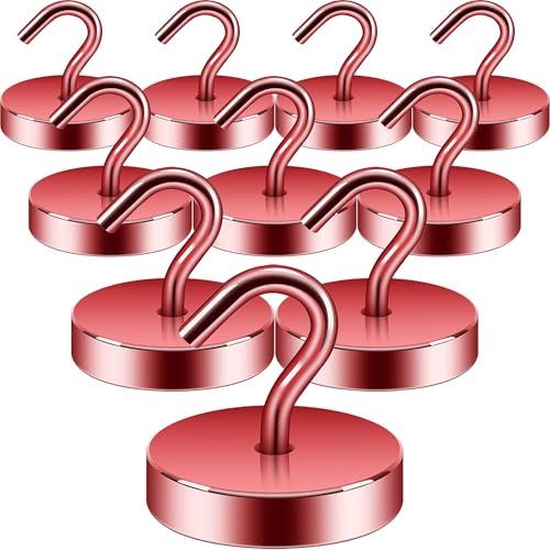 Magnetic Hooks Steel Tube Design for Cruise (Red / 100lb Magnetic Hooks)