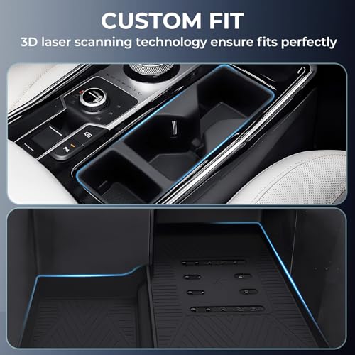 Cup Holder Insert & Wireless Charging Protective Mat for KIA Sorento 2026 2025 2024 2023 2022 2021 (Fits for 2021-2026 Sorento)