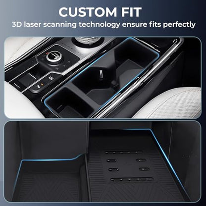Cup Holder Insert & Wireless Charging Protective Mat for KIA Sorento 2026 2025 2024 2023 2022 2021 (Fits for 2021-2026 Sorento)