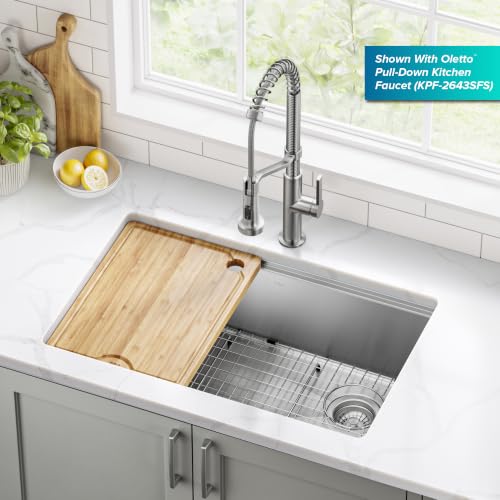 Fairlane 30 in Undermount Workstation Single Bowl 18 (30 Inch / Single Bowl Workstation — Undermount)